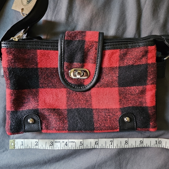 Buffalo Check Woodland Creek Crossbody Bag NWT - Picture 7 of 8